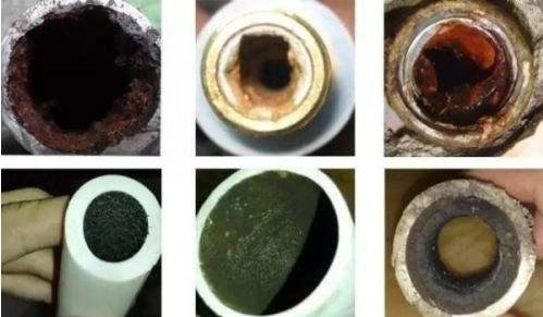 使用多年的自來水管道，特別臟